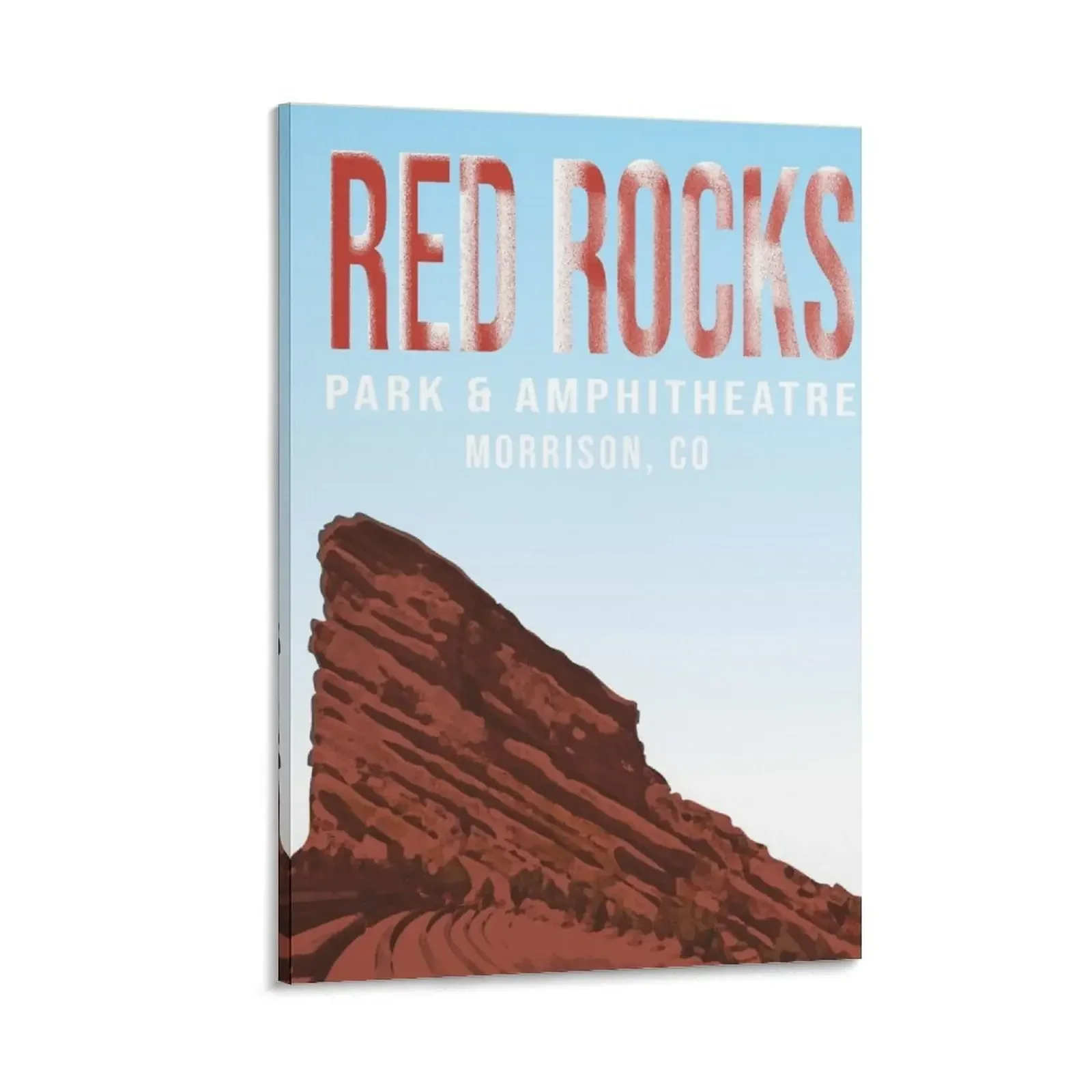 

Red Rocks Canvas Painting Paintings home and decoration poster anime