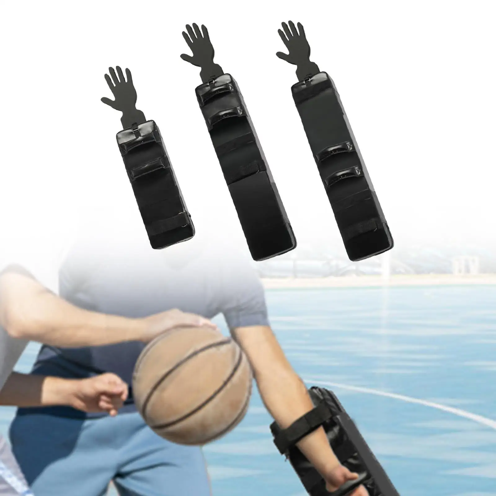 Gepolsterter Blocking-Schutz, Sport-Trainingsgerät, wasserdicht, verstellbar, gepolsterte Block- und Sparring-Trainingsunterlage, für Basketball MMA