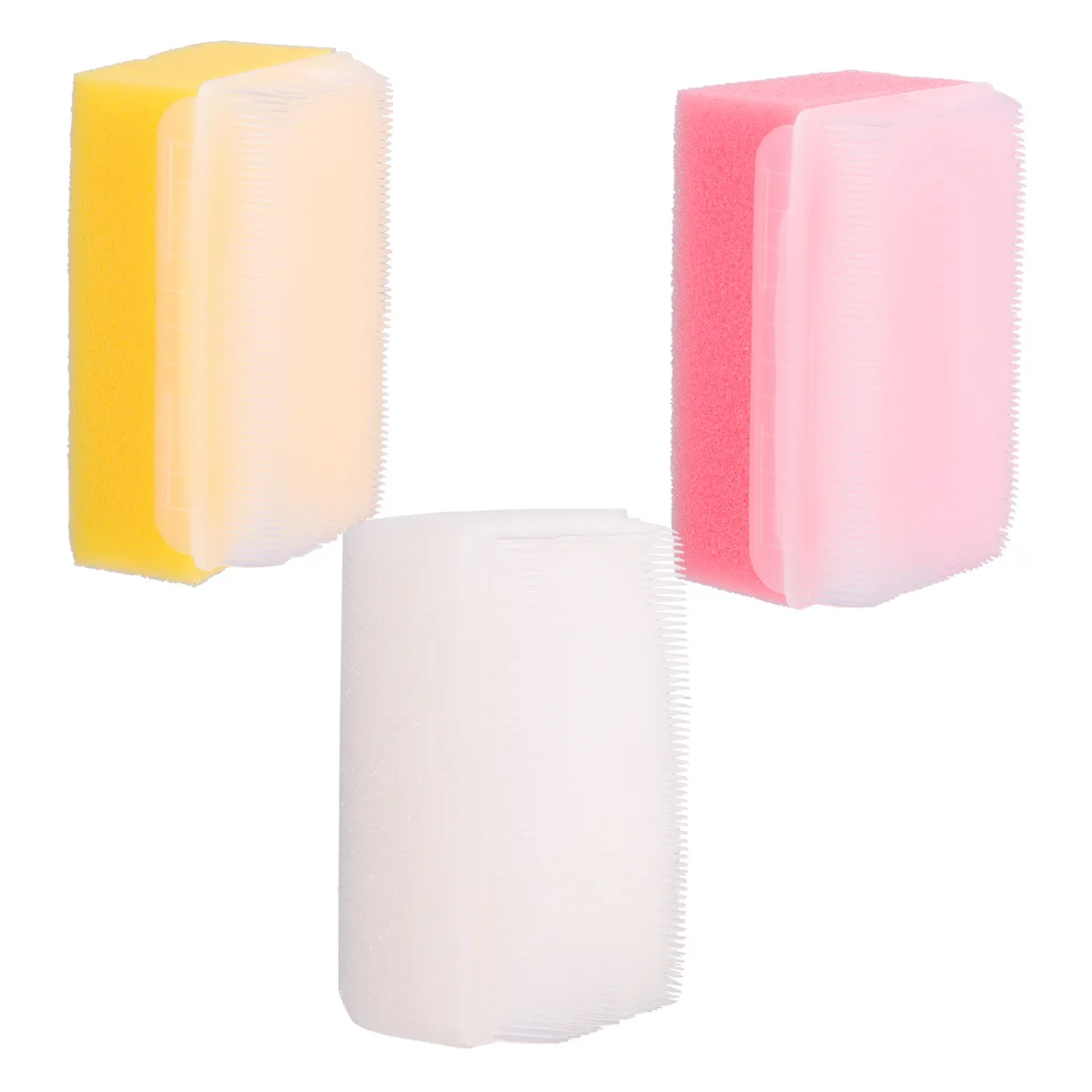 

3PCS Tactile Touch Massage Sponge Infant Bath Brush Soft Skin Care Tool Premium Plastic Portable Face Cleaning Health