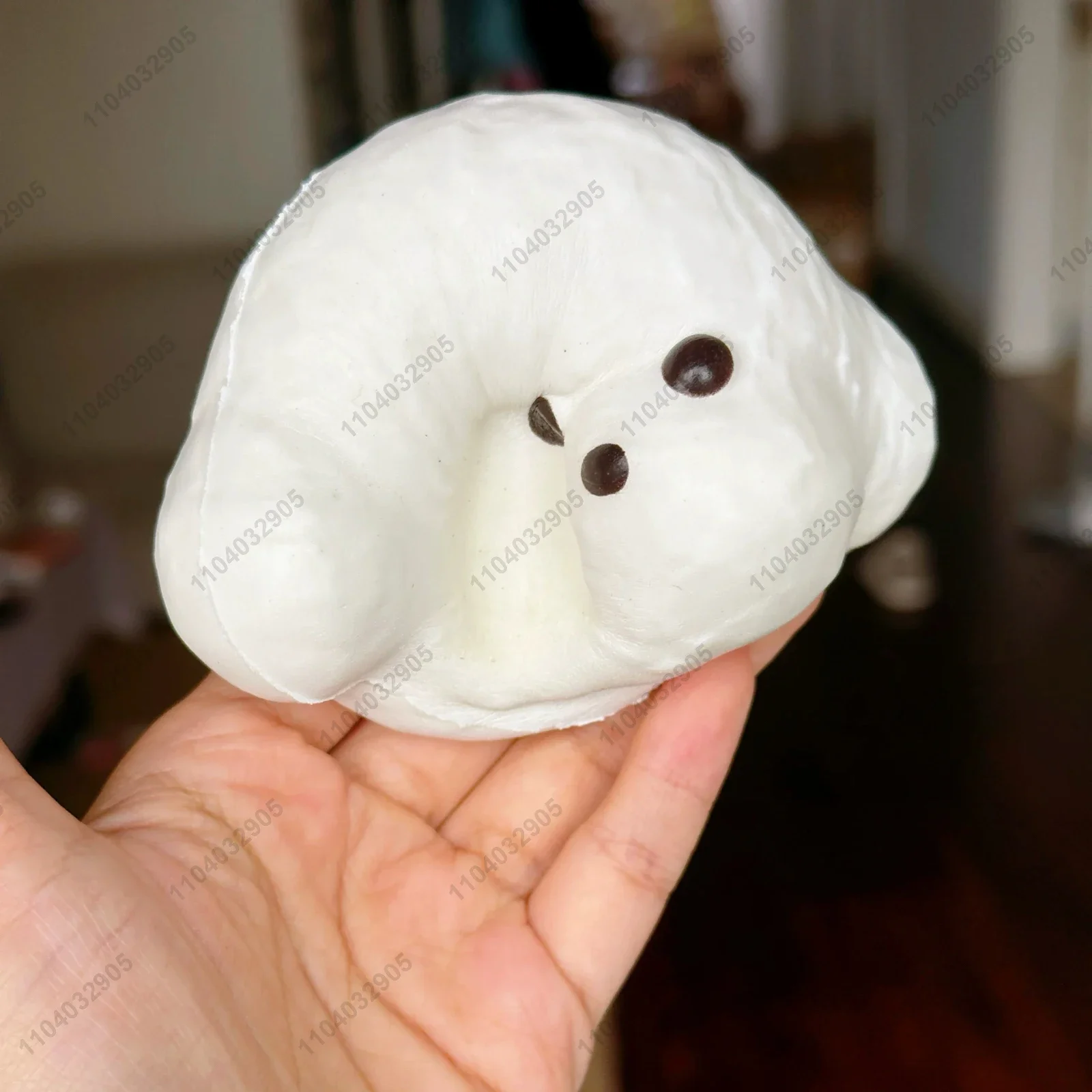 Teddy Poodle Puppy Slow Rising Squishy Teddy Dog Slow Rebound Squeeze Toy Animal Squishy Relieve Stress Hand Relax Toy Gift