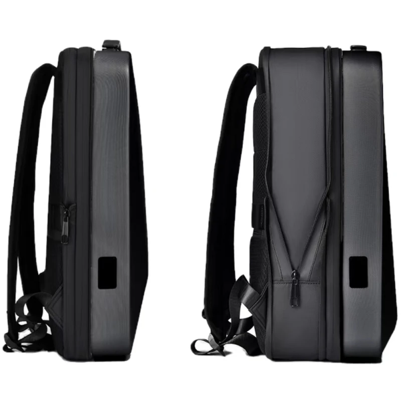 ABS+PC Hard-shell Men\'s Shoulder Bag Business Travel Electric Backpack Flat for a Business Trip With Password Lock