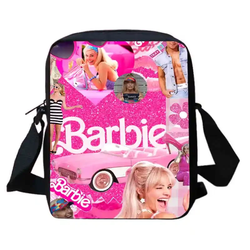 Barbie Girl Shoulder bags for Child,Cartoon School Backpack for Girls Boys,Large Kids Crossbody Bags for 4-10 years images - 6