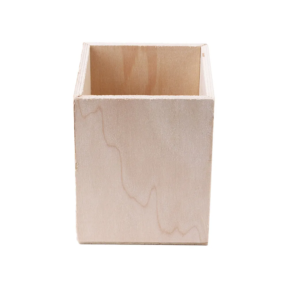 

Fashion Lovely Office Organizer Office Desk Accessories Stationery Wooden Pen Holder Storage Box Pencil Holders