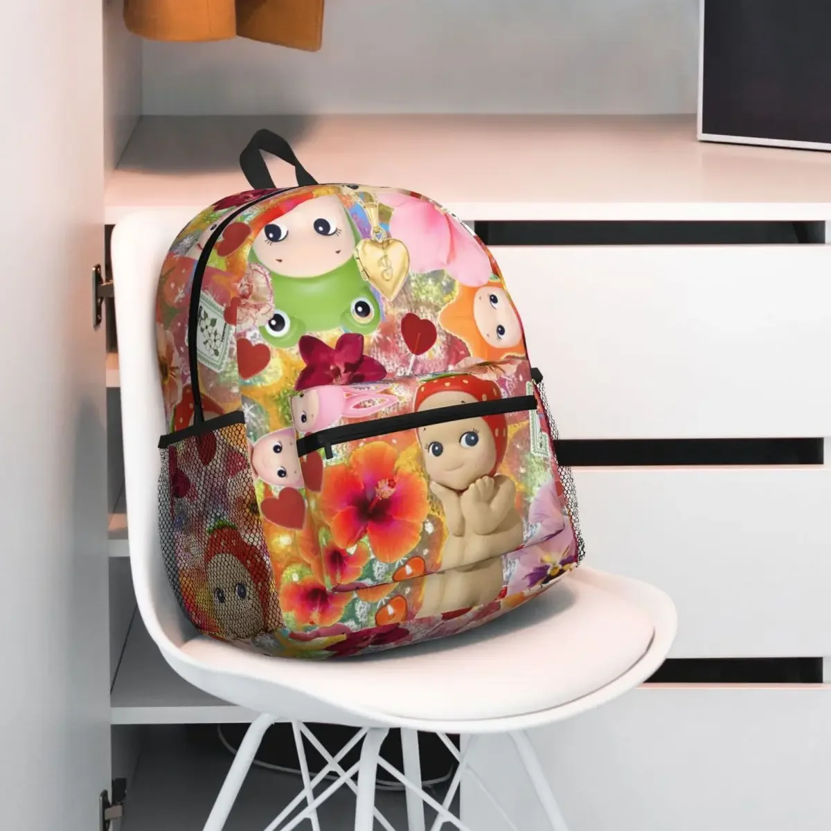 Sonny Angel  Student Backpack School Bag Hiking Travel Daypack for Men Women Fashion Bookbag Shoulder Bags