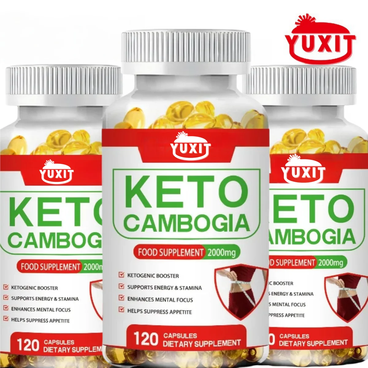 

YUXITH BHB Ketogenic fat burning Capsule Malic Acid Burning Belly Fat Muscle Nutritional Accelerated metabolism