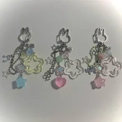 silly bunny keychains handmade y2k Aesthetic Jewelry
