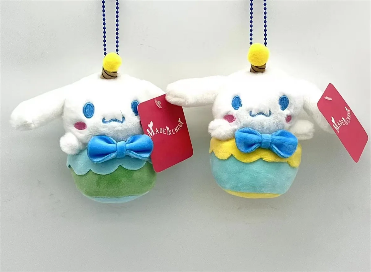 

12pcs/lot Sanrio 12cm Plush Stuffed Toys Doll Girl Bag Pendant Key Chain Girls Birthday Gifts
