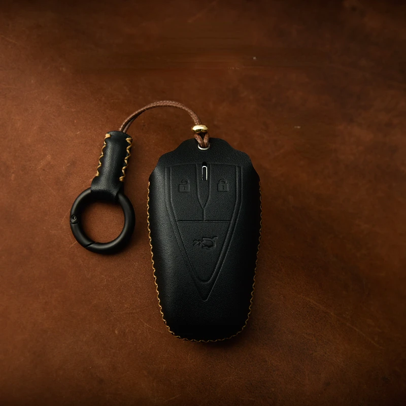 

Suitable For Chang An UNI-V UNI-T UNI-K 3-4 Buttons Leather Car Remote Key Case Cover Anti Scratch and Wear-resistant