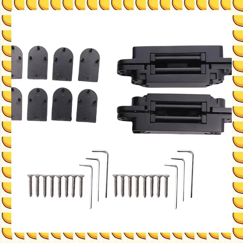 

BAAU 2Pcs 6 Inch Concealed Door Hinges Invisible Hinges Concealed Hinges 180 Degree Swing Hinge 3 Way Adjustable Butt Hinge