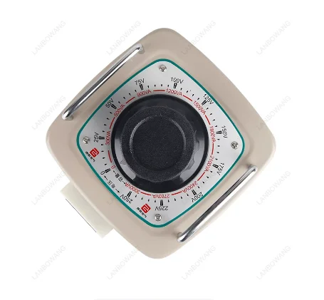 3000W Digital Display Voltage Regulator 220V Auto‑coupled Contact AC Power Supply 0‑250V Adjustable Output Voltage