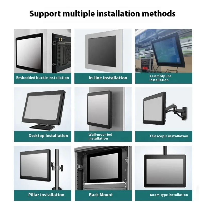 10/13/15/21/24/32inch Customized Size Highend Tablet Computer All In One Panel PC Wall Mounted Android Touch Screen M onitor