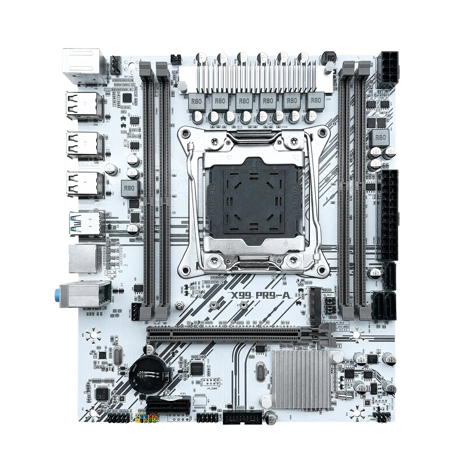 MACHINIST X99 PR9-A X99 Kit Motherboard LGA 2011-3 Intel Xeon E5 2680 V3 CPU+DDR4 RAM 1pcs 16GB 2400MHz Memory NVME M.2 USB 3.0