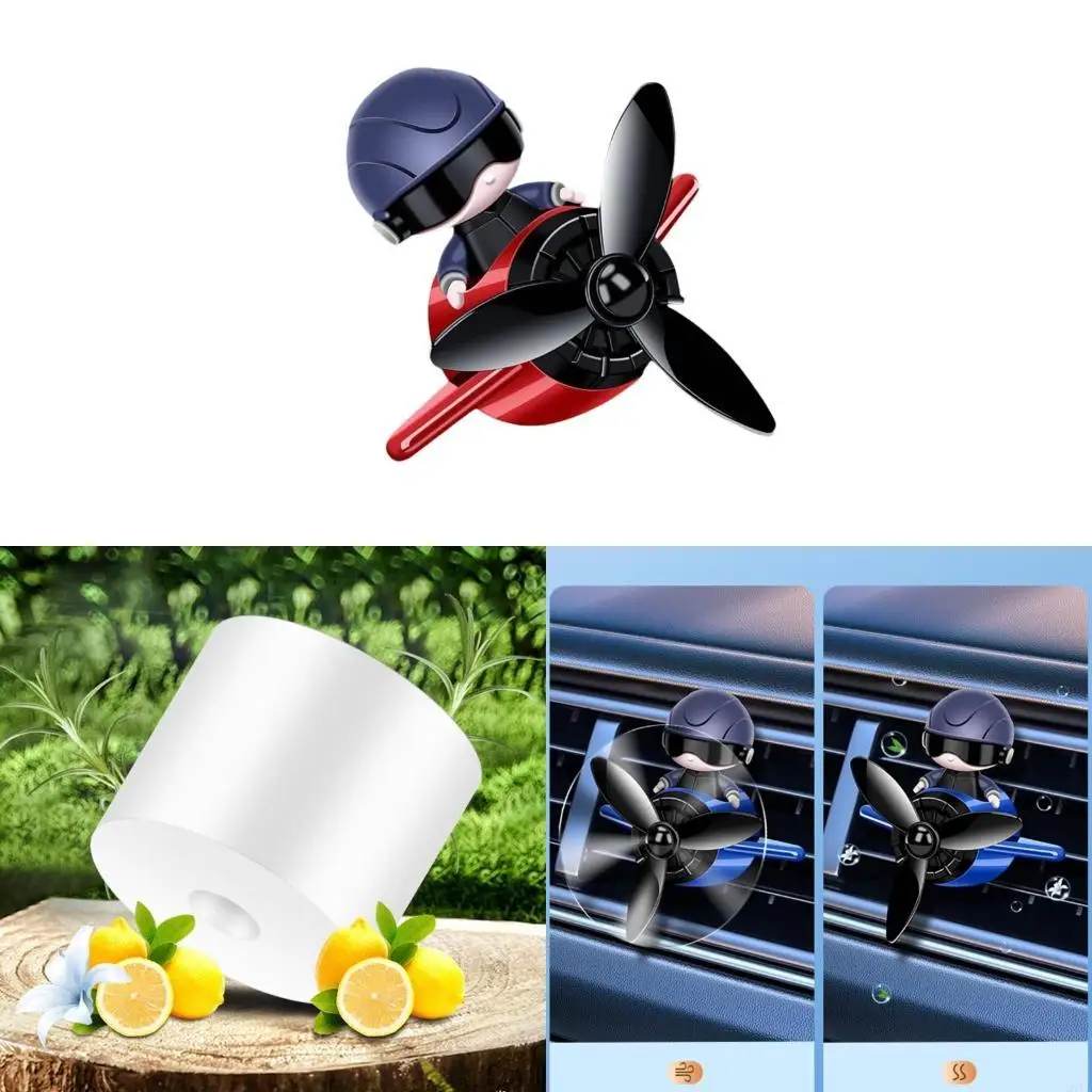 

Car Scent Clip Essential Oil Diffuser Long Lasting Freshness For Standard Auto Vents Dashboard Decoration Ornament D7YA