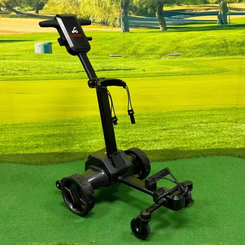 Golf Trolley Electric Lithium Remote Control Follow Me Golf Trolley for Carry Golf Bag