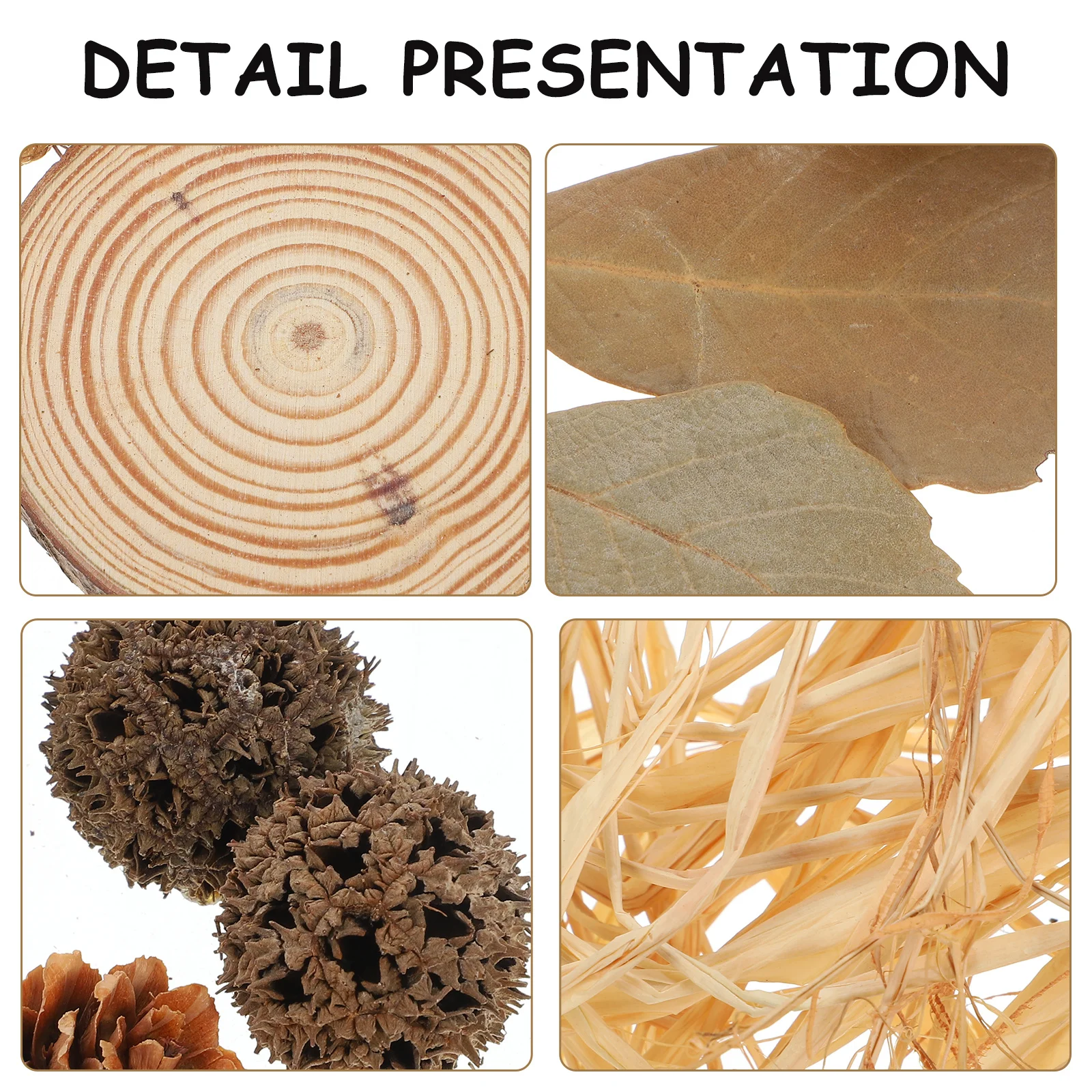 

1Set Retro Photo Background Props Lifelike Pine Cone Leaf Decorative Crafts for Taking Photo Supplies Wood Props Vintage Decor