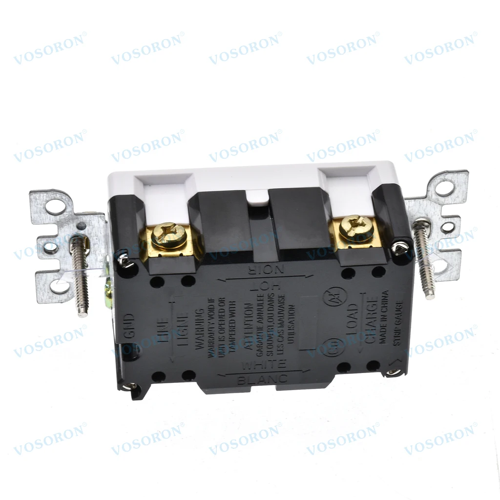 GFCI Outlet 20 Amp Wall Outlets Duplex Outlet Receptacle with LED Indicator,Self-Test,Weather Resistant,(TR) Tamper Resistant