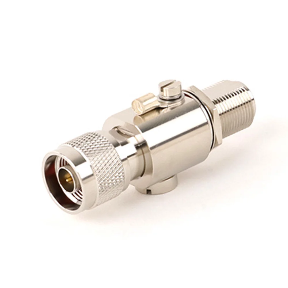 RF Coaxial Connector for HAM CB Radio WLAN N-Type 6GHZ Lightning Arrester N-JK Coaxial Anti-Lightning Antenna Communication