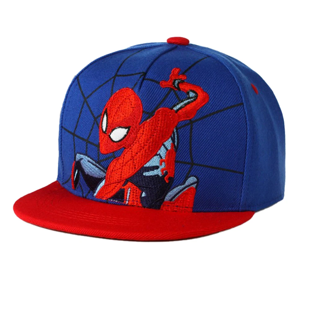 Neue Spiderman-Baseballmütze, Avengers, Superhelden-Mütze, coole Mode, lässig, verstellbare Entenzungenkappen, Hip-Hop-Stil, Kinder-Sommerhüte