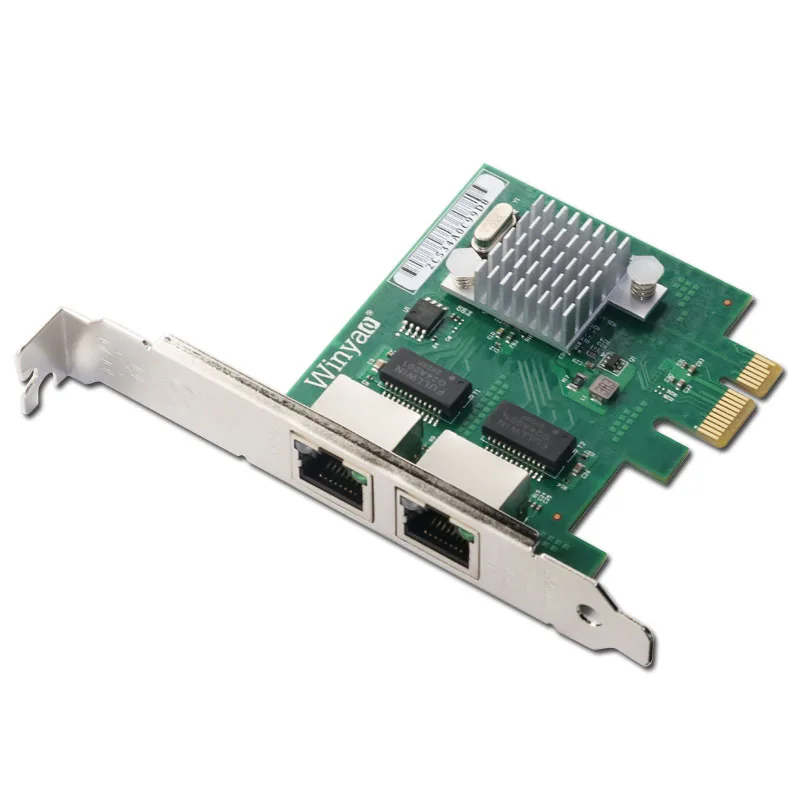 PCI Express Network Card 10/100/1000Mb 2 Ports RJ45 Network Adapter PCIe PCI-E Gigabit Etherent Network Adapter Lan Card BCM5718