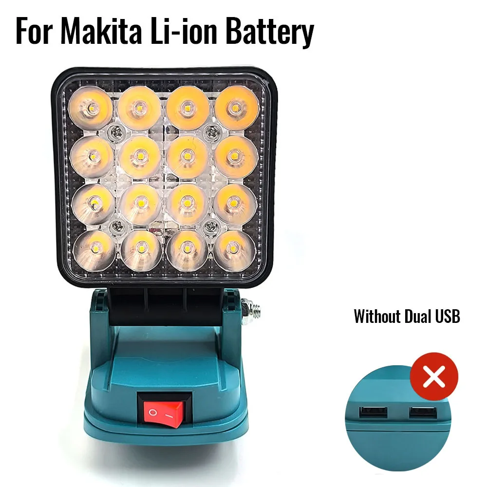 Voor Makita 14.4 V-18 V Li-Ion Batterij Lantaarn Outdoor Zaklamp Draadloze LED Werklamp Camping Lamp Noodverlichting