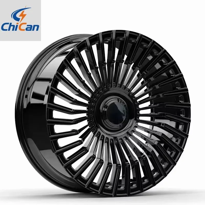 

Кованые диски Chican Custom Bright Black, персонализированные, 18-24 дюйма, 5X120 для Mercedes-Benz, BMW, Audi [2026]
