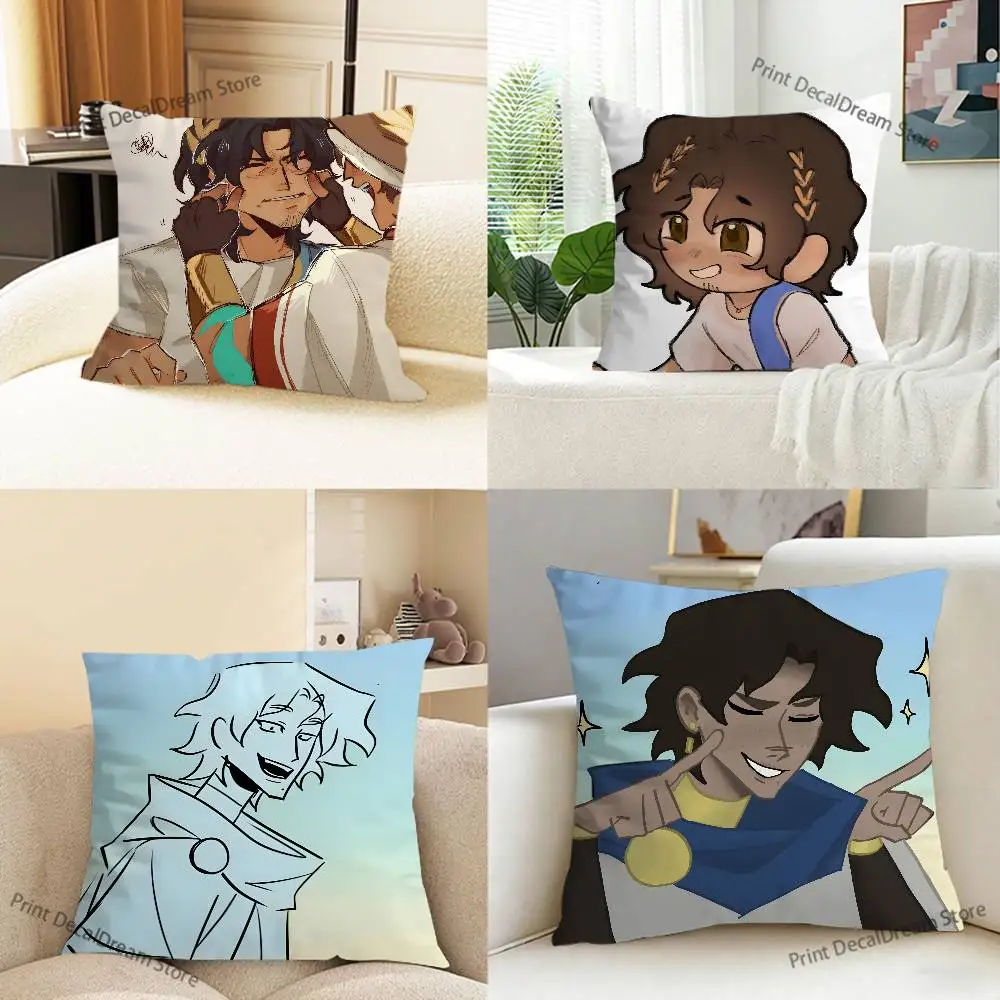 E-Epic the MusicalS  T-Telemachus Printed Pillow Cover Cushion Case Simple Sofa Pillow Case No Pillow Core