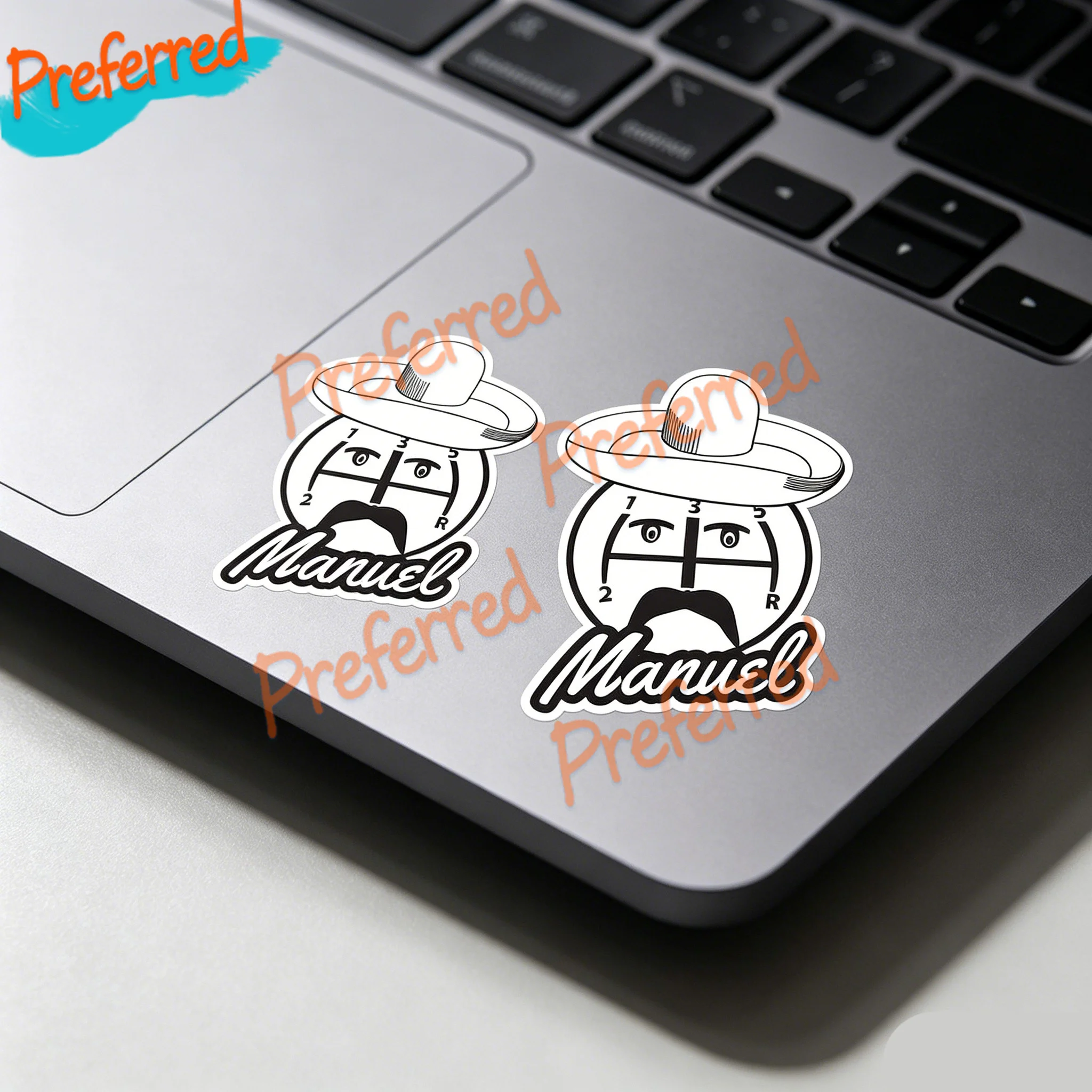 2x Manual Gear Meme Funny JDM Euro Dub Drift Car Vinyl Window Bumper Decal Sticker - Customizable in Any Sticker Size