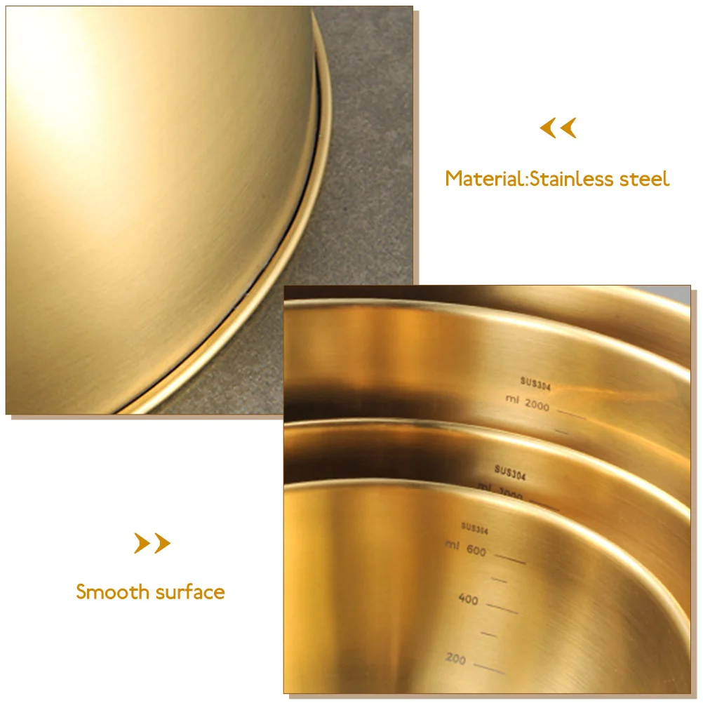 

Stainless Steel Deep Mixing Bowl Soup Basin Vegetable Washing Large Capacity Flat Bottom Stackable Kitchen Accessory For