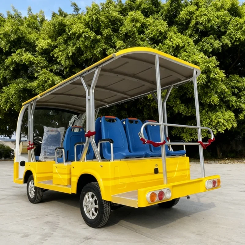 حافلة لمشاهدة معالم المدينة الكهربائية، حافلات مكوكية، حافلات لمشاهدة معالم المدينة منخفضة السرعة للبيع، المركبات الكهربائية ذات الطاقة الجديدة التسليم السريع #6