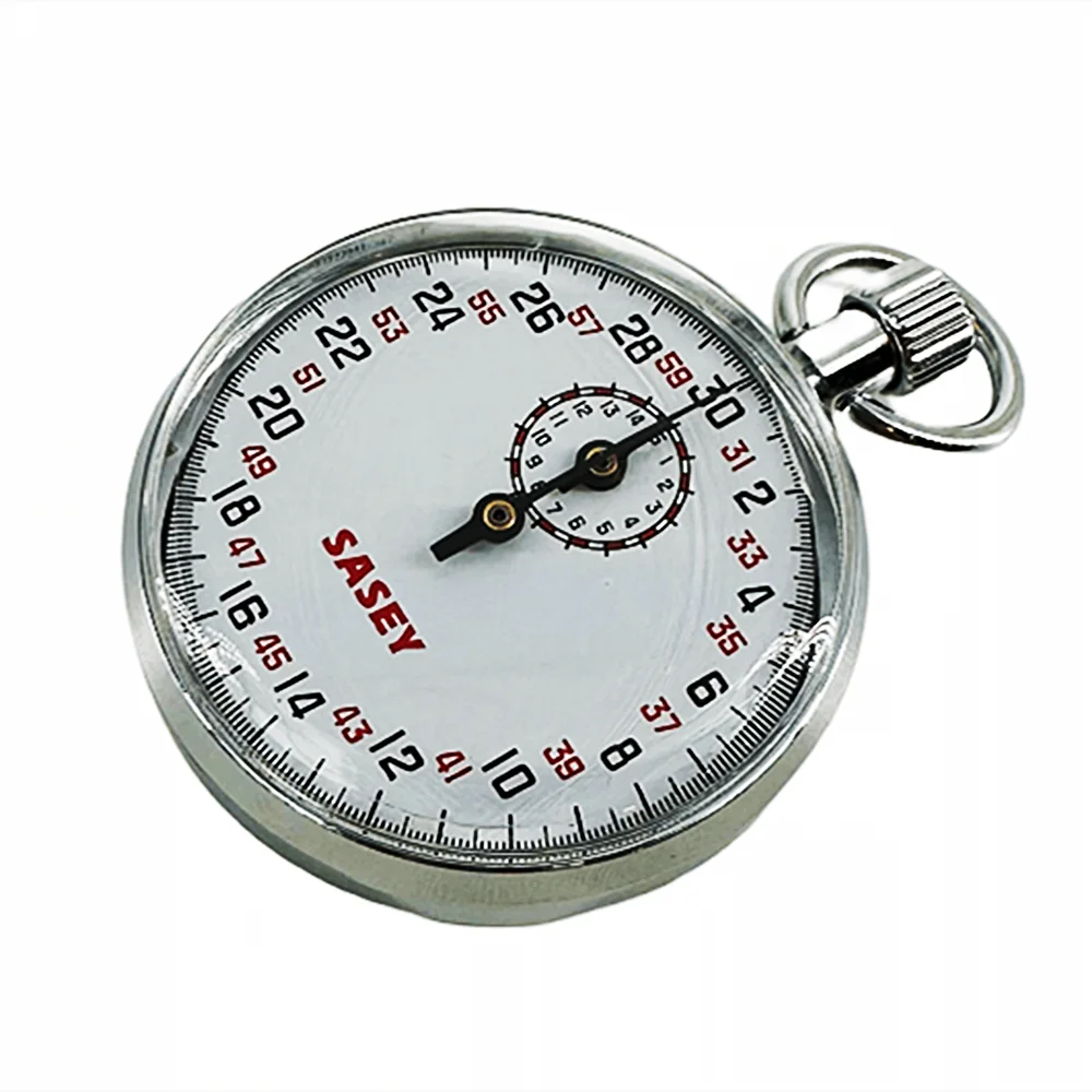 Imagem -04 - Classic Stainless Steel Cronômetro Mecânico Professional Sports Chronograph Running Timer Handheld Stop Ver com Case Sxj504