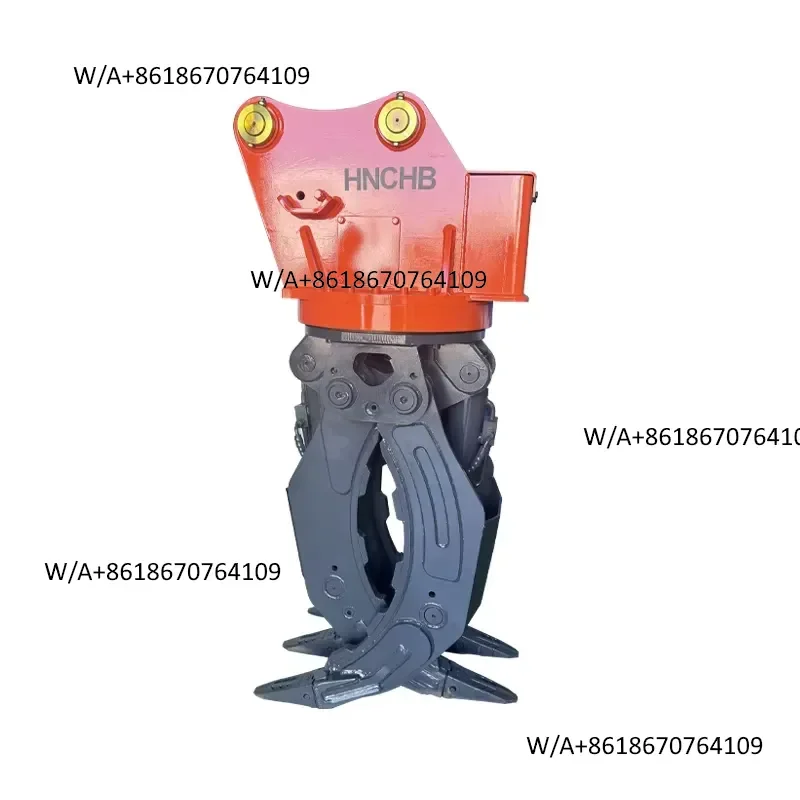 Suitable for Hydraulic Rotating Grab Wood Logs Grabber Rotary Stone Rock Grapple Excavators Attachments