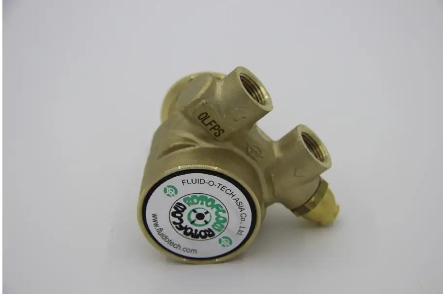 Fluid-O-Tech - PO0301ANCNN0002 - 3/8 FNPT Low Lead Brass Rotary Vane Pump