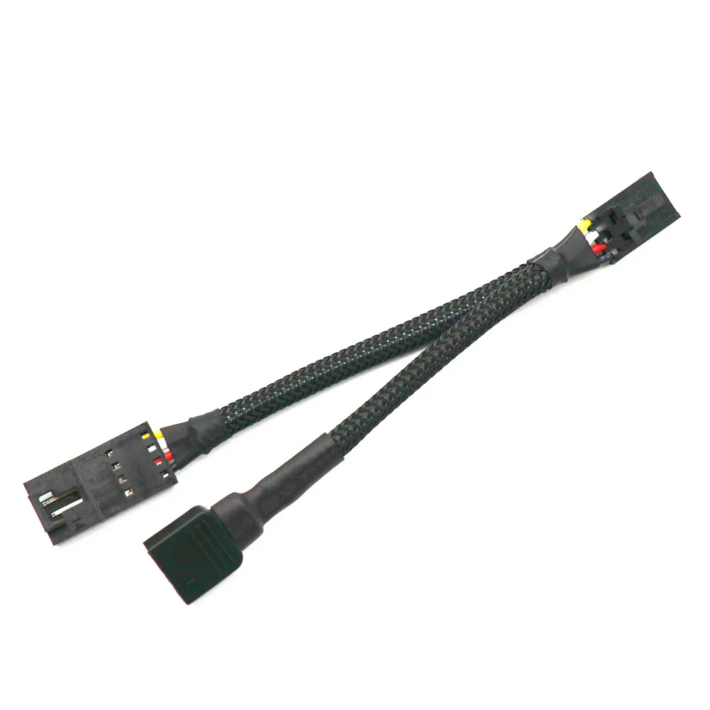 10cm Corsair Fan Commander Core To Standard ARGB 3-Pin 5V Splitter Adapter Cable