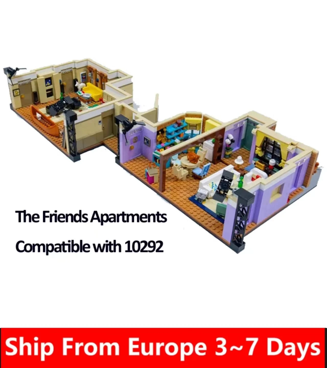 The Most Popular Funny TV Drama in Life: Friends Central Perk Cafe 21319 and  21302 Compatible Friends Apartments 10292 66333
