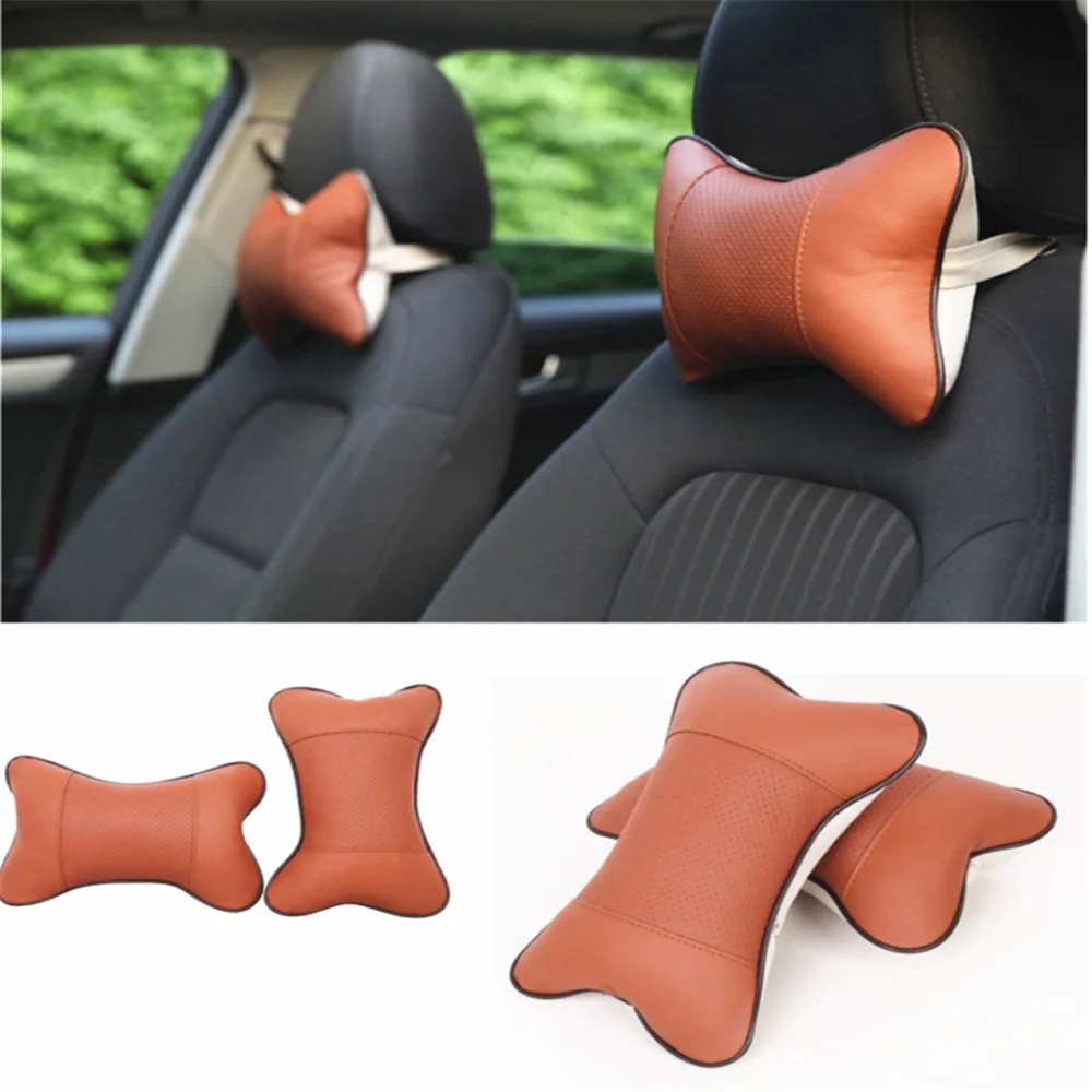 2pcs Universal Car Neck Pillows for Honda HR-V Fit Accord Civic CR-V city jazz CRIDER GREIZ ELYSION