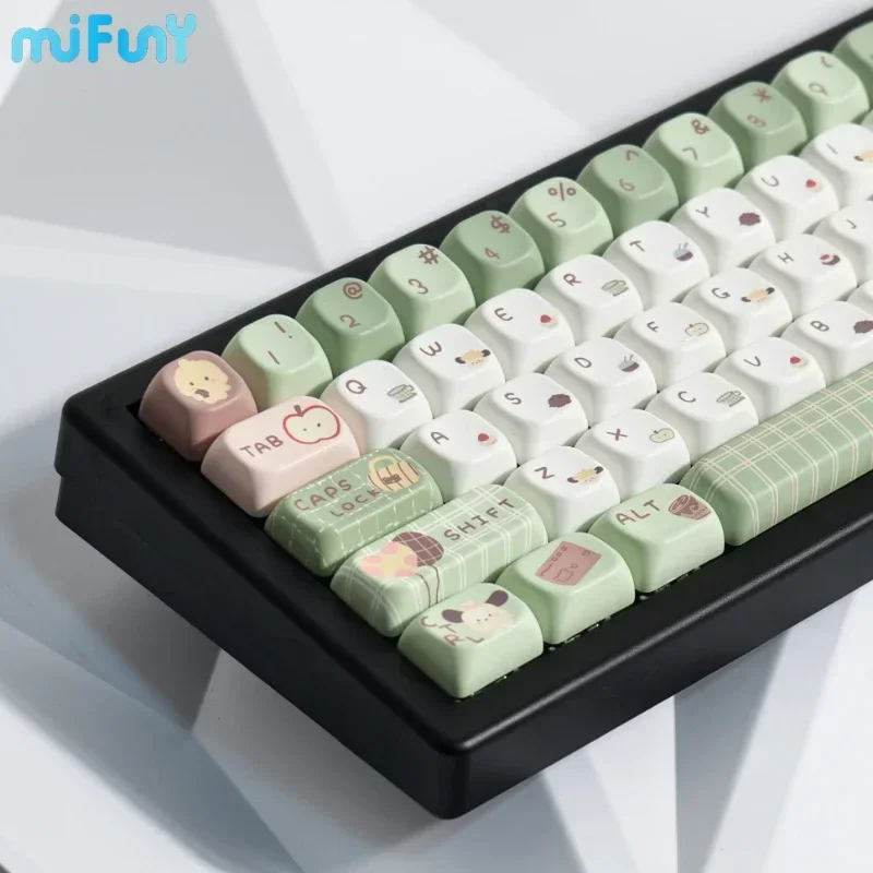 Mifuny Forest Dessert Keyboard Caps Original  Custom Keycaps Fullset Dry Subbed PBT MDA XOA FOA for F75 Hi8 Mechanical Keyboard