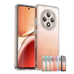 Per Reno 12F custodia Cover OPPO Reno 12F Reno12 F Capas nuovo paraurti posteriore trasparente multicolore per Fundas OPPO Reno 12F Cover