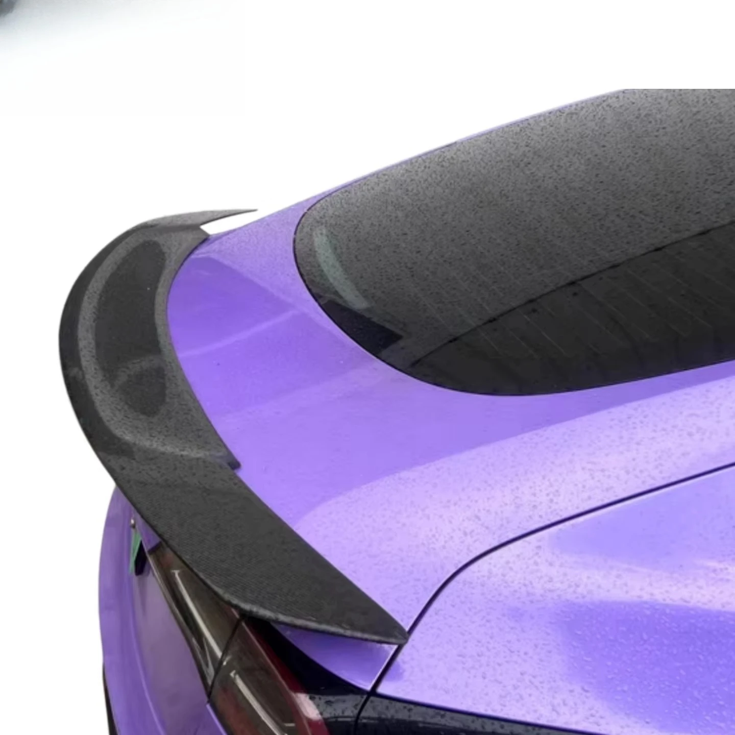 For Tesla MODEL Y Carbon Fiber Trunk Wing Top Wing Spoiler
