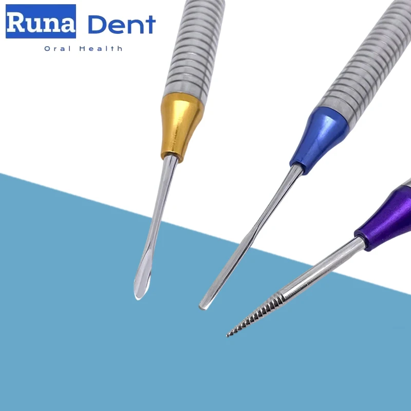 

Набор из 3 гибких пародонтологических инструментов: периотом, ретрактор тканей, инструмент для удаления зубов, титановый набор для экстракции зубов