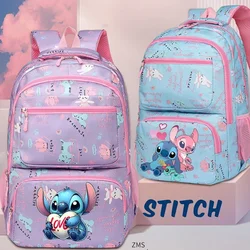 Lilo & Stitch Disney kobiety duży tornister plecak studencki dziewczyna Bookbag torba nastolatek dziecko plecak tornister plecak Mochila