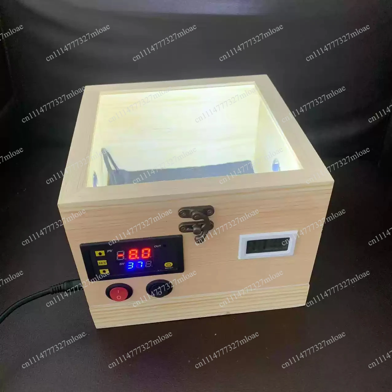 Parrot Breeding Box Solid Wood Warm Wind Temperature Control Reptile Terrarium Smart Thermostatic Bird Cage Reptile Incubator