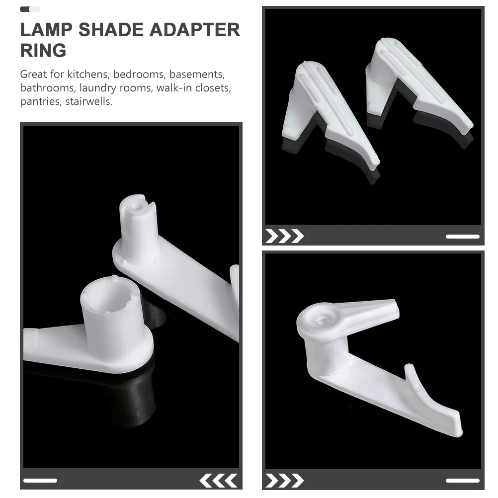 

100Pcs Ceiling Light Buckle Durable Plastic Lamp Accessories Easy Install for LED Lights Indoor Places Ceiling Lights Clips