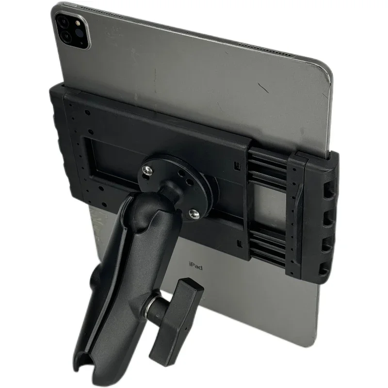 Universal Tablet Clamp for All 8''-14'' Tablets(iPad,Samsung Tab) with 14.5cm doublet socket arm - Features 1.5'' Ball