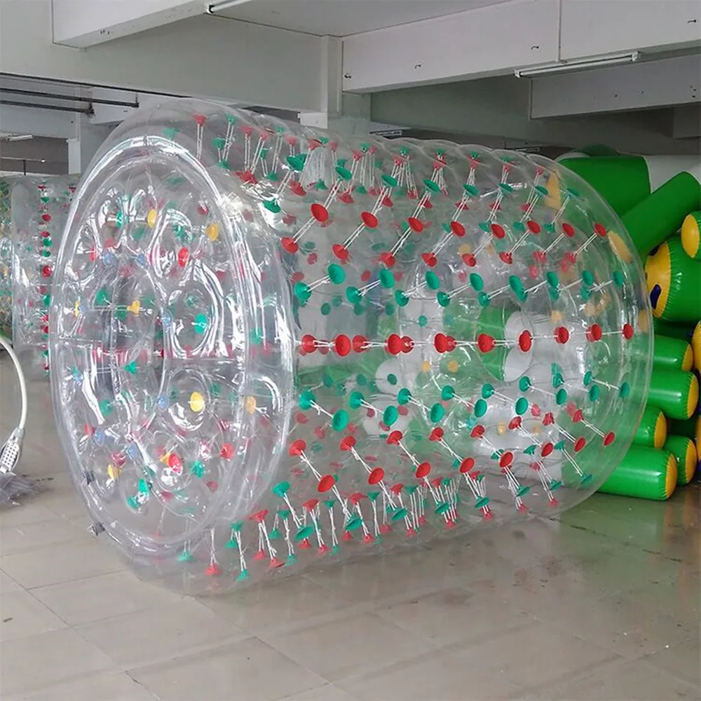 3*2.4m Colorful Inflatable Water Walking Ball Inflatable Hamster Ball Water Roller Ball Rolling Ball With a Pump