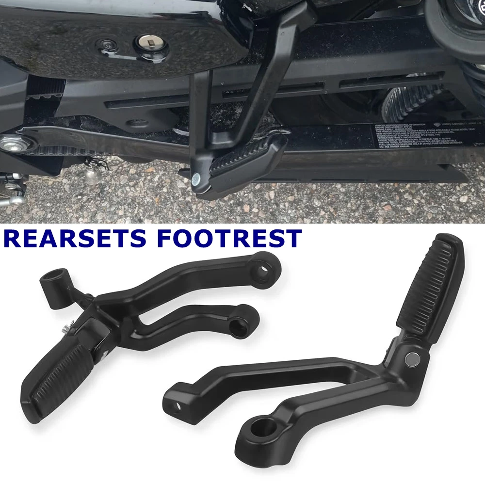 

For Nightster975 Nightster 975 RH975 RH 975 2022 2023 2024 Passenger Adjustable Rearsets Footpeg Footrest Foot Pedal Foot Pegs