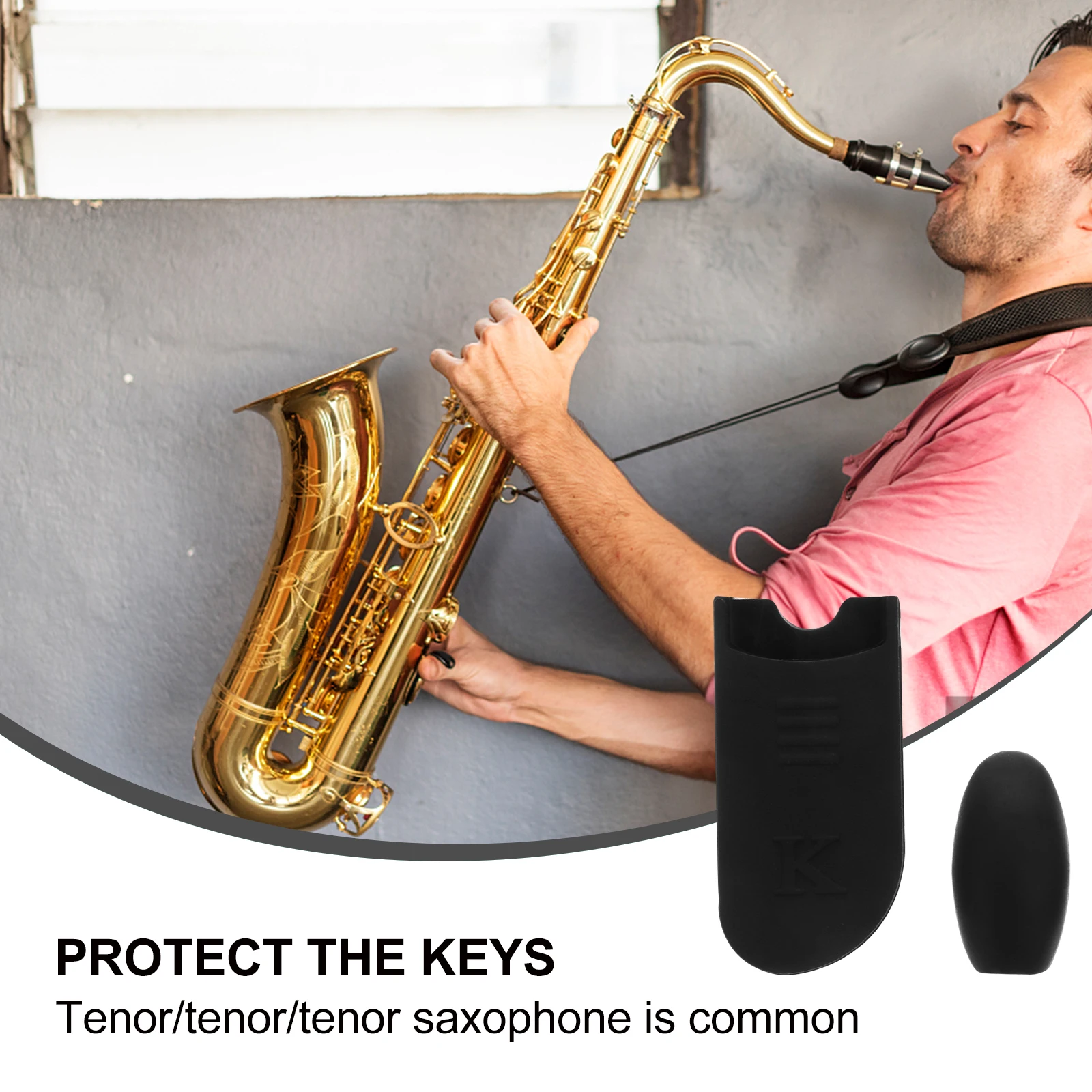 

4 Pcs Saxophone Finger Rest Key Risers Thumb Cushion Accessories Palm Pad Tenor