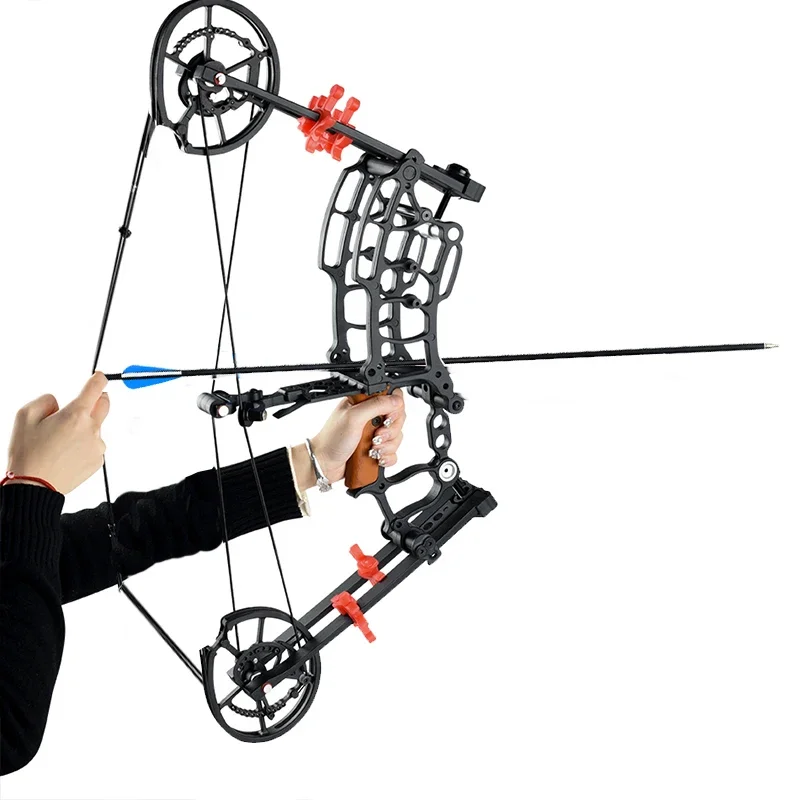 Imagem -06 - Esquerda Direita Caça Arcos Arco Composto Archery Define Draw Peso Ajustável Tiro Bola de Aço Adultos Iniciantes Kit 3070 Lbs