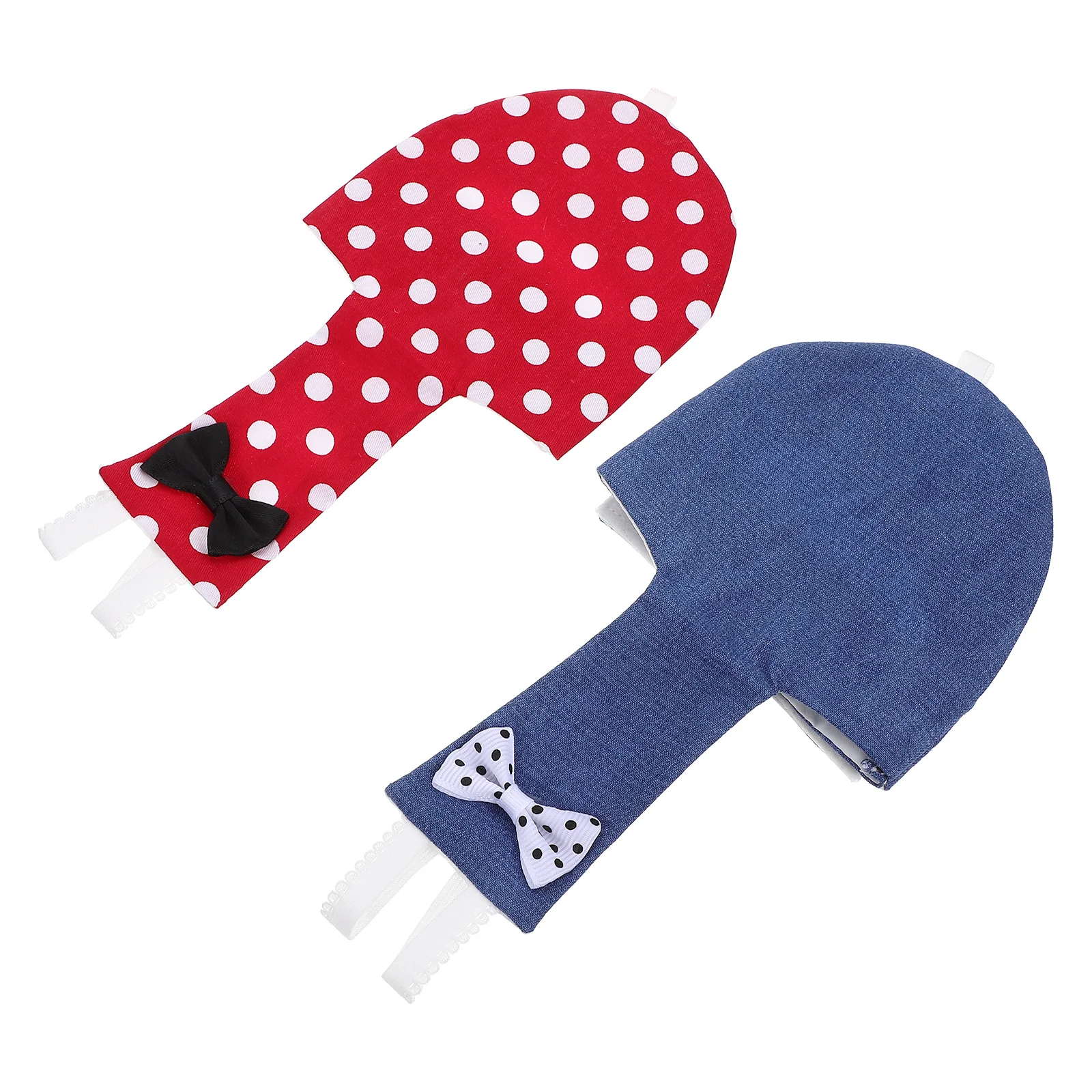 

2Pcs Parrot Diaper Delicate Bowknot Designed Washable Breathable Bird Nappy Parakeet Pigeon Clothing Flight Suit