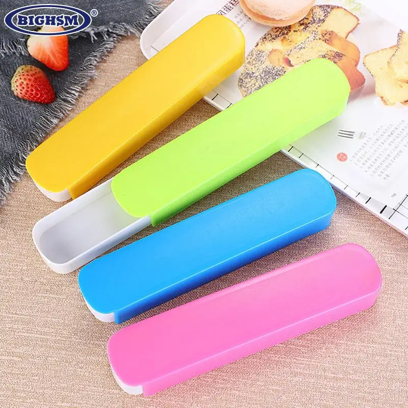 20cm PP Portable Travel Tableware Storage Box Case Food Grade Dinnerware Kitchen Fork Spoon Box For Kid School Cutlery