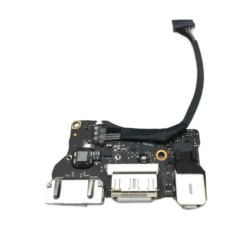 

For MacBook Air 13" A1466 MD760 820-3455-A DC-in Power Jack I/O Board with USB Audio MagSafe 2 Flex Cable Compatible